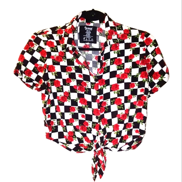 🇨🇦●SALE●Spencer's Checkered Button down Shirt - Picture 4 of 13